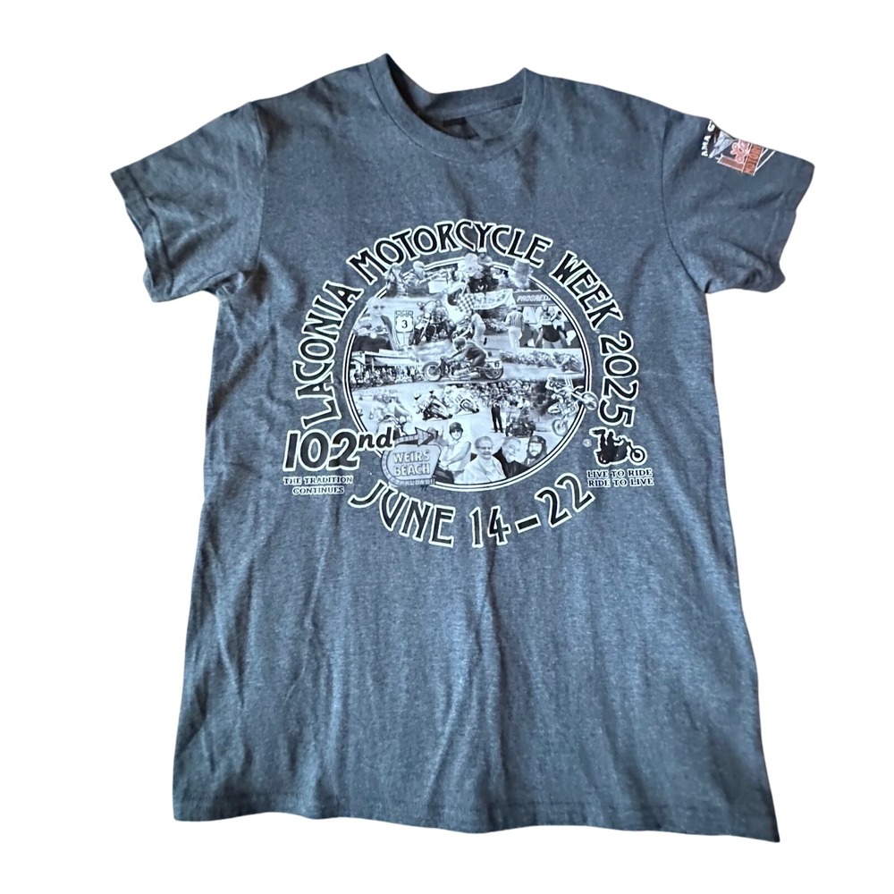 Laconia Motorcycle Week 2025 102nd Anniversary T-Shirt AMA Gypsy Tour Rally